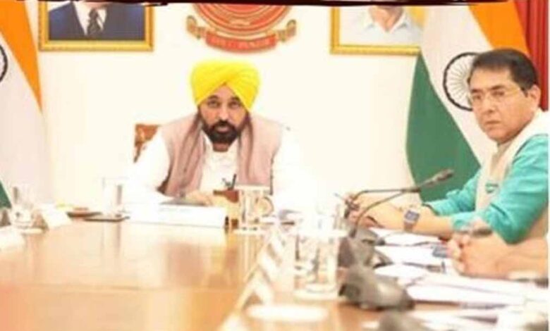 मुख्यमंत्री भगवंत मान के नेतृत्व में हुई पंजाब कैबिनेट की बैठक में लिए बड़े फैसले 1 maan 7