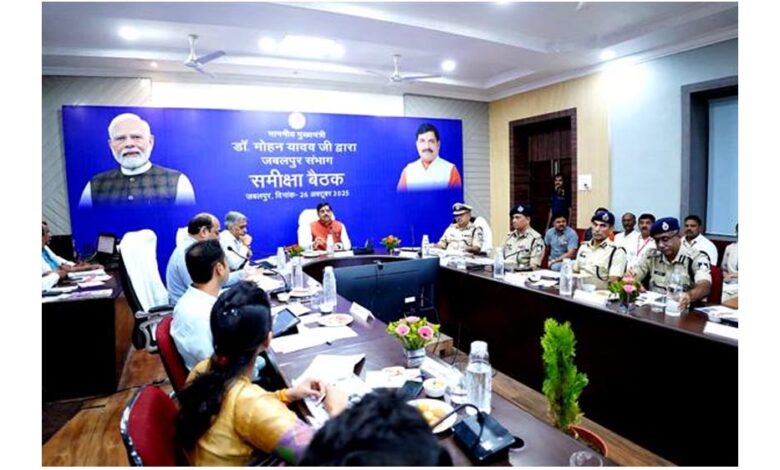 कानून व्यवस्था को सुदृढ़ करें और नशे के खिलाफ हो सख्त कार्रवाई : मुख्यमंत्री डॉ. यादव 1 27A 1