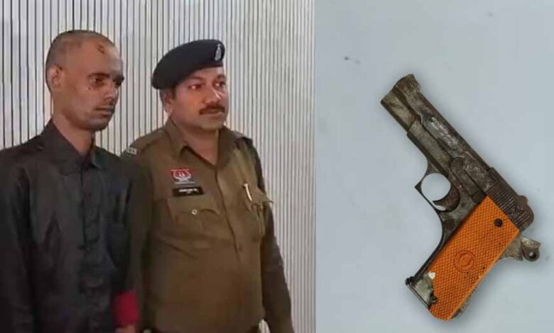 अवैध पिस्टल-मैग्जीन संग युवक धराया, हत्या व मारपीट के मामलों में रह चुका है जेल में 1 1 369
