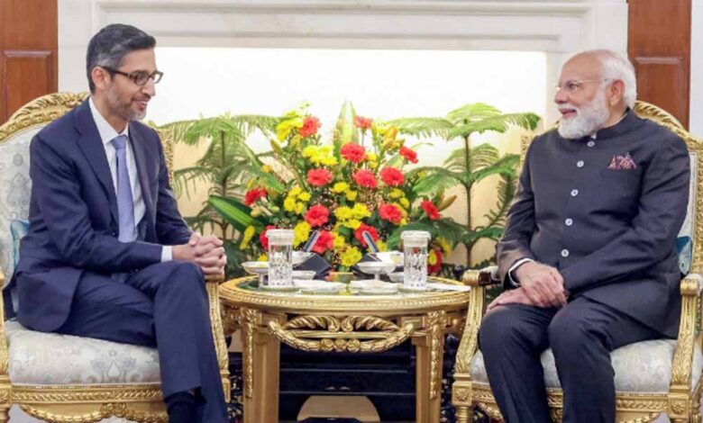 PM से मुलाकात के बाद सुंदर पिचाई बोले— एआई के क्षेत्र में भारत करने जा रहा है असाधारण प्रगति 1 1 463