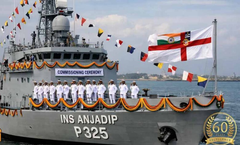 समंदर में भारत की बढ़ी मारक क्षमता: युद्धपोत अंजदीप की एंट्री से दुश्मनों में हड़कंप 1 2 545