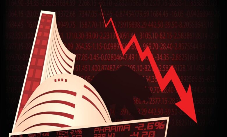 5 लाख करोड़ की स्वाहा! सेंसेक्स में 1000 अंक की गिरावट, अचानक क्यों आई भारी कमी? 1 bse stock crash8A 55 7 1 1