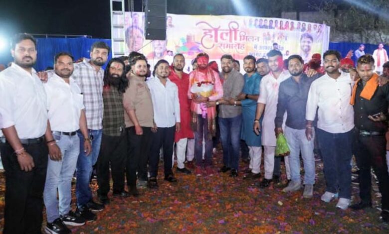 भारतीय जनता पार्टी युवा मोर्चा का होली मिलन समारोह संपन्न 1 19A 149