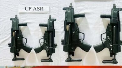 अमृतसर में पुलिस की बड़ी सफलता, नाकेबंदी के दौरान दो सब-मशीन गन बरामद, बड़ी साजिश नाकाम 4 29A 206