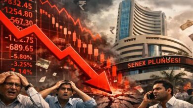 ट्रंप की धमकी का असर: खुलते ही बाजार में 8 लाख करोड़ डूबे, सेंसेक्स 1800 अंक लुढ़का 8 3 335