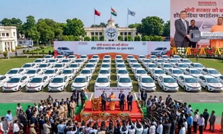 उत्तर प्रदेश पुलिस को होंडा इंडिया फाउंडेशन देगा 50 वाहन 1 6A 12