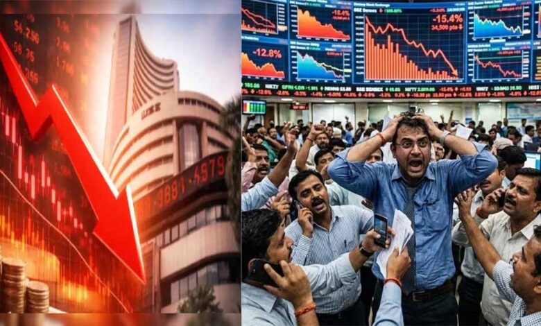 सेंसेक्स 2400 और निफ्टी 700 अंक लुढ़का, युद्ध की आग में निवेशकों के 15 लाख करोड़ स्वाहा 1 Desh News 02 2 2