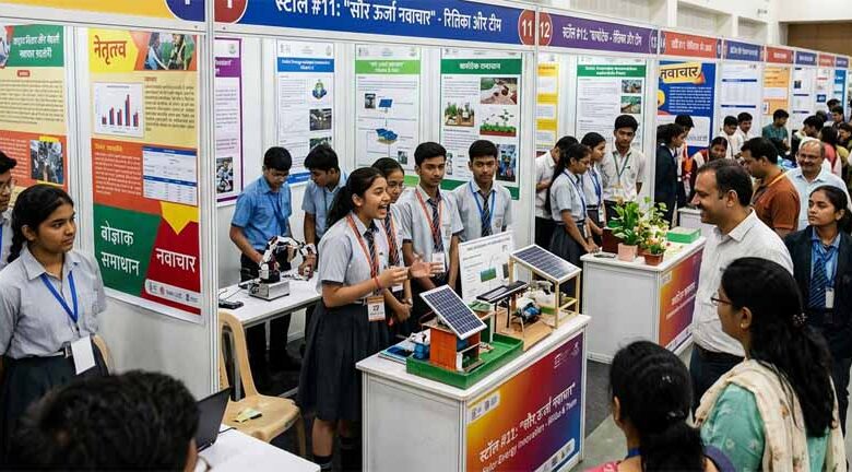 22 स्टॉलों में दिखी नवाचार, विज्ञान और नेतृत्व की झलक 1 bACHE 01