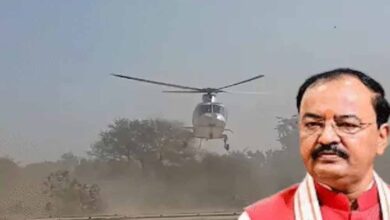 कानून मंत्री के हेलीकॉप्टर में अचानक धुआं, लखनऊ में इमरजेंसी लैंडिंग 4 kesav1 1