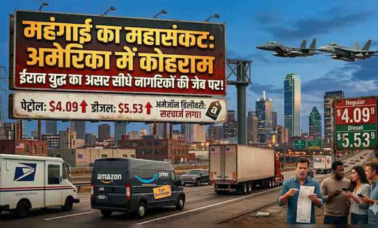 ईरान युद्ध की आग में झुलसा अमेरिका, रिकॉर्ड स्तर पर पहुँची ईंधन की कीमतें, अब जनता पर महंगाई की मार 1 130 1