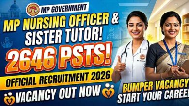 नर्सिंग ऑफिसर और सिस्टर ट्यूटर के 2646 पदों पर भर्ती, हाईकोर्ट के आदेश के बाद आवेदन प्रक्रिया फिर से शुरू 6 29A 193