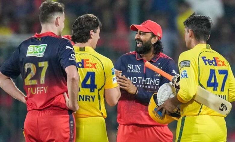 RCB ने CSK को हराया, लगातार तीसरी हार का सामना, डेविड बने जीत के नायक 1 6A 12