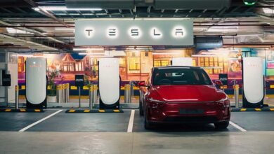 TESLA ने लगाया नया सुपरचार्जर, अब 15 मिनट में चार्ज होगी इलेक्ट्रिक कार 2 7A 74