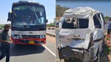 साबरकांठा में निजी बस ने यात्री वैन को टक्कर मारी, छह की मौत और आठ घायल 2 97 20