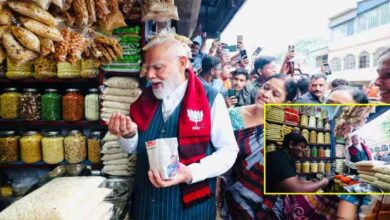 चुनाव प्रचार के दौरान PM मोदी ने लिया झालमुड़ी का स्वाद, बोले—‘भाई, कितने की है?’ 4 pm modi jhalimudi