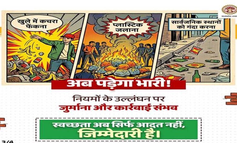 स्वच्छता सर्वेक्षण 2025-26: प्रदेश में ठोस अपशिष्ट प्रबंधन नियम 2026 प्रभावी : लापरवाही और नियमों के उल्लंघन पर होगी दंडात्मक कार्रवाई - आयुक्त भोंडवे 1 14A 171