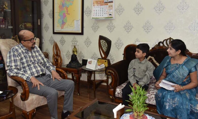 ‘गूगल बॉय’ रुद्र को, लोक भवन में मिला सम्मान 1 1A 196