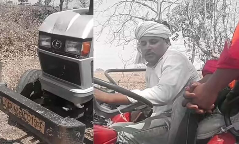 खंडवा में खनन माफिया का दुस्साहस, पटवारी को ट्रैक्टर से रौंदने की कोशिश, मामला दर्ज 1 5A 86