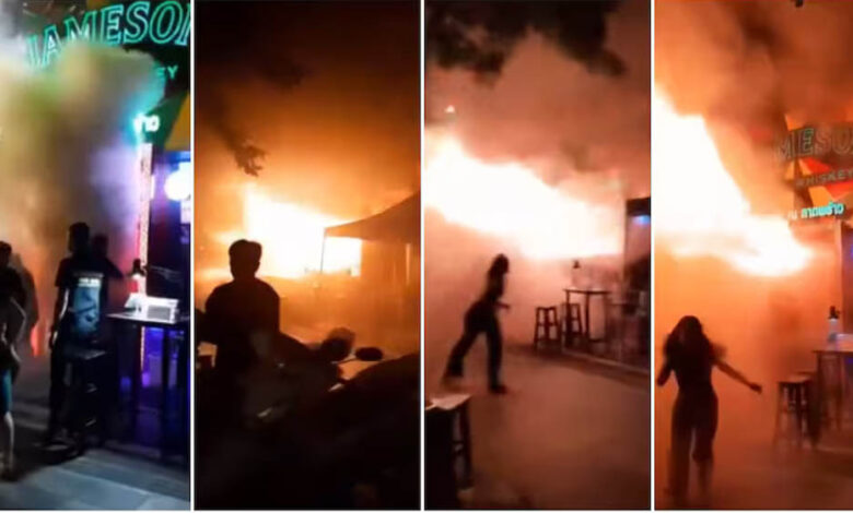 Bangkok Pub Fire: बैंकॉक के पब में भीषण आग, 27 लोगों की दर्दनाक मौत, 22 की हालत नाजुक 1 13A 3