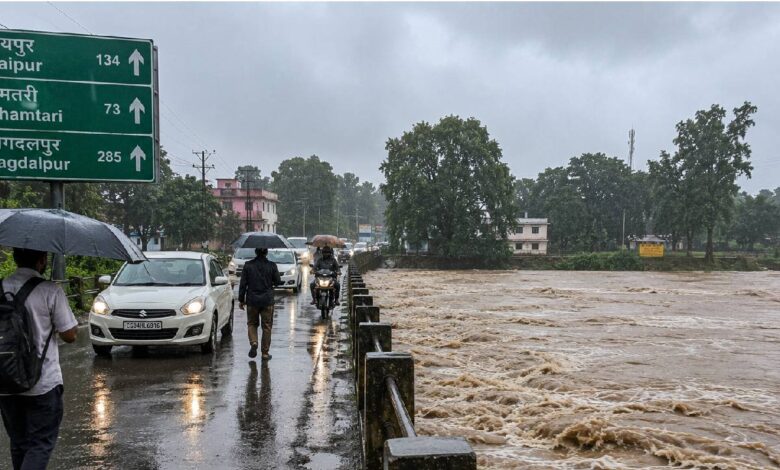 छत्तीसगढ़ में बारिश का कहर! वज्रपात और नदी में बहने से 4 की मौत, कई जिलों में ऑरेंज अलर्ट