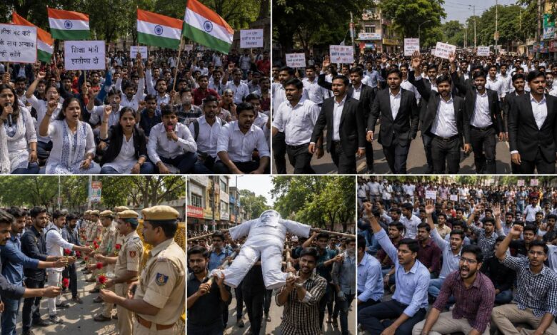 UP Protest: यूपी में CJP के समर्थन में छात्रों-वकीलों का प्रदर्शन, कई शहरों में विरोध तेज