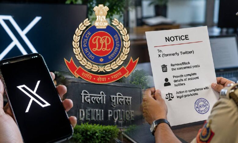 संवैधानिक पदों पर आपत्तिजनक पोस्ट को लेकर दिल्ली पुलिस का बड़ा एक्शन, 'X' को भेजा नोटिस; मांगी अकाउंट की पूरी डिटेल