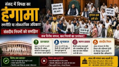 संसद में विपक्ष हंगामा क्यों करता है? प्रश्नकाल, शून्यकाल, स्थगन प्रस्ताव और संसदीय परंपरा को समझिए