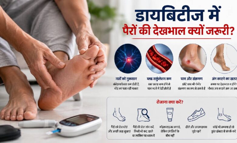 डायबिटीज में पैरों का खास ख्याल क्यों है जरूरी? छोटी लापरवाही भी बन सकती है बड़ी परेशानी, जानें बचाव के तरीके