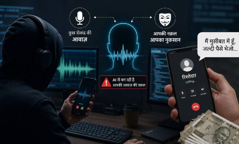 Cyber Alert: AI से आवाज़ क्लोन कर मिनटों में खाली हो सकता है बैंक अकाउंट
