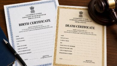 जन्म-मृत्यु प्रमाणपत्र में देरी अब पड़ेगी भारी, 2 साल बाद रजिस्ट्रेशन के लिए कोर्ट का आदेश जरूरी 2 जन्म-मृत्यु प्रमाणपत्र में देरी अब पड़ेगी भारी, 2 साल बाद रजिस्ट्रेशन के लिए कोर्ट का आदेश जरूरी