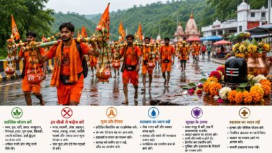 कांवड़ यात्रा में क्या खाएं और क्या नहीं? जानें सात्विक भोजन, सुरक्षा और पूजा के जरूरी नियम