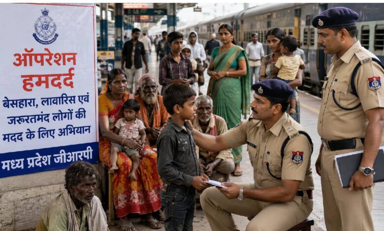 MP: रेलवे स्टेशनों पर भटक रहे थे 2,057 बेसहारा लोग, GRP के ‘ऑपरेशन हमदर्द’ ने अपनों से मिलाया